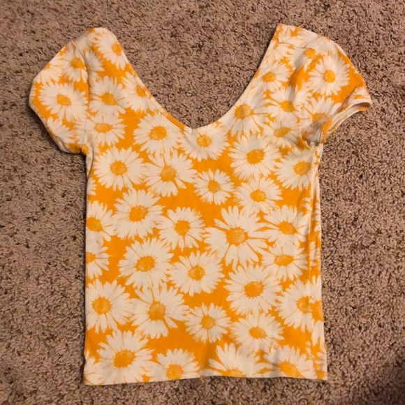 Forever 21 Tops - Sunflower V Neck